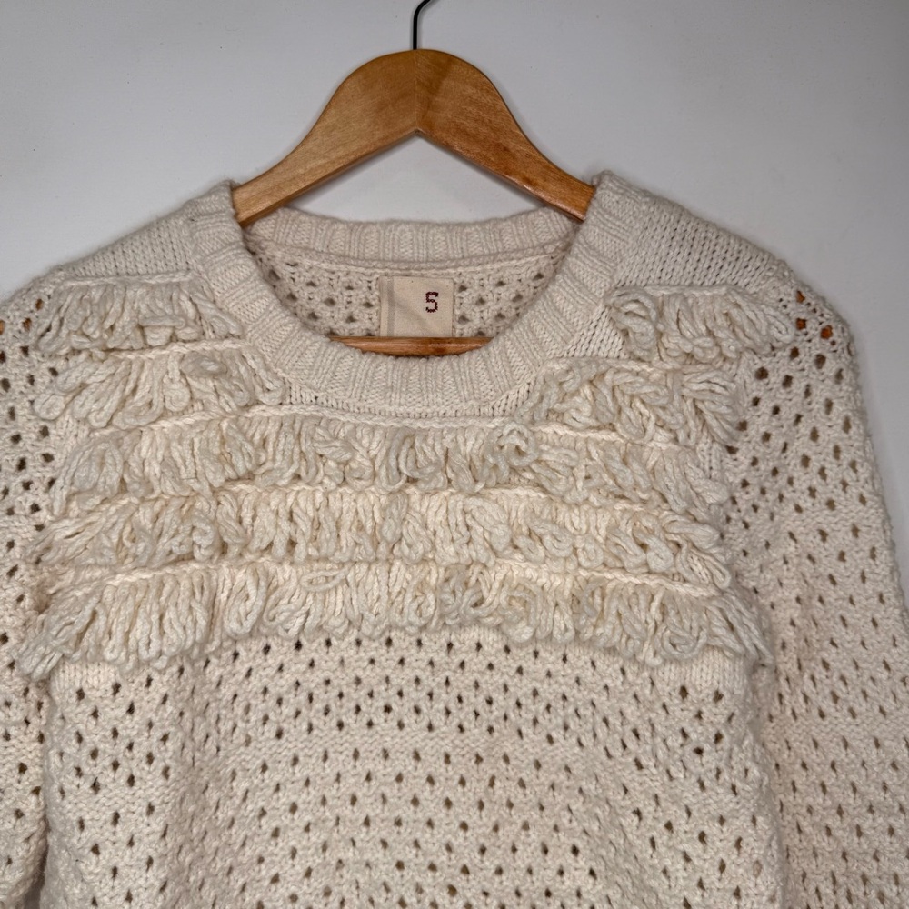 Anthropologie Far Away from Close Knit Sweater Size S - Picture 4 of 6